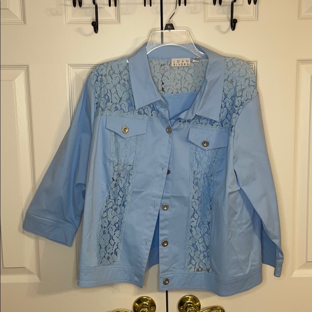 Powder blue jacket